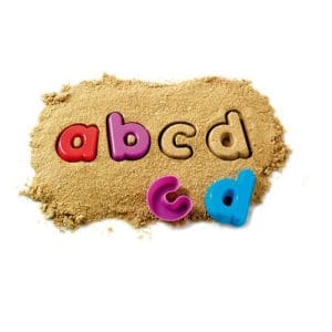 Sand Moulds-Lowercase Alphabet